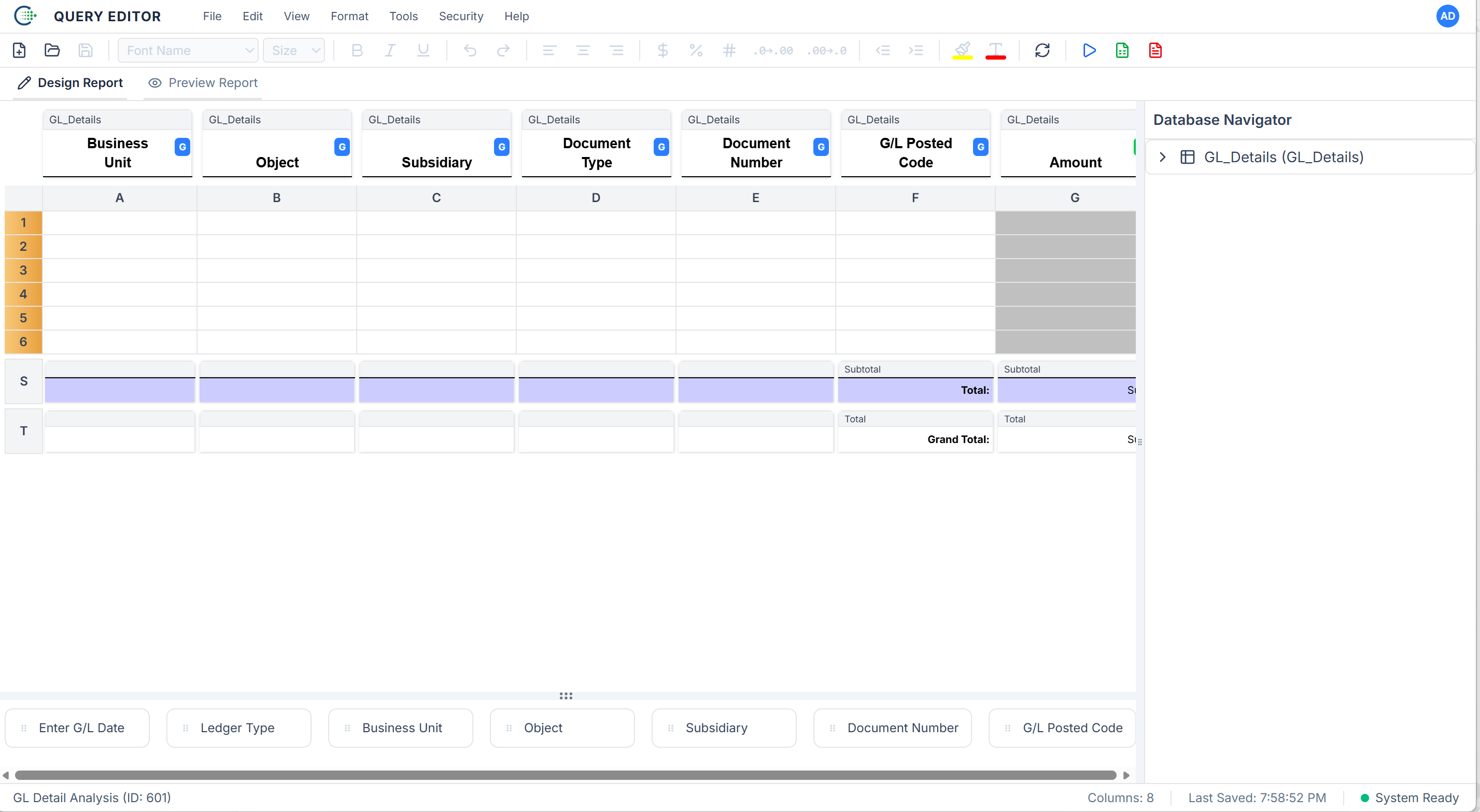 Cetova C-QRY interface for JD Edwards
